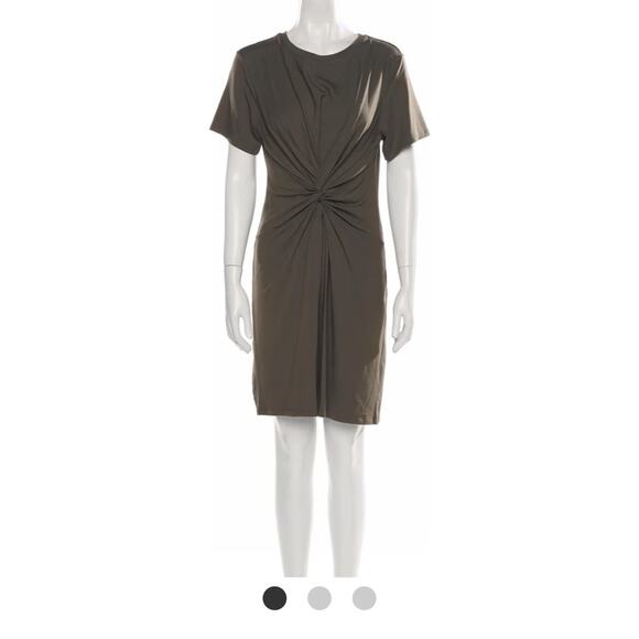 Theory Dresses & Skirts - Theory front twist tshirt dress (black ) size Large